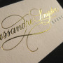 Business Card Foil Stamping
