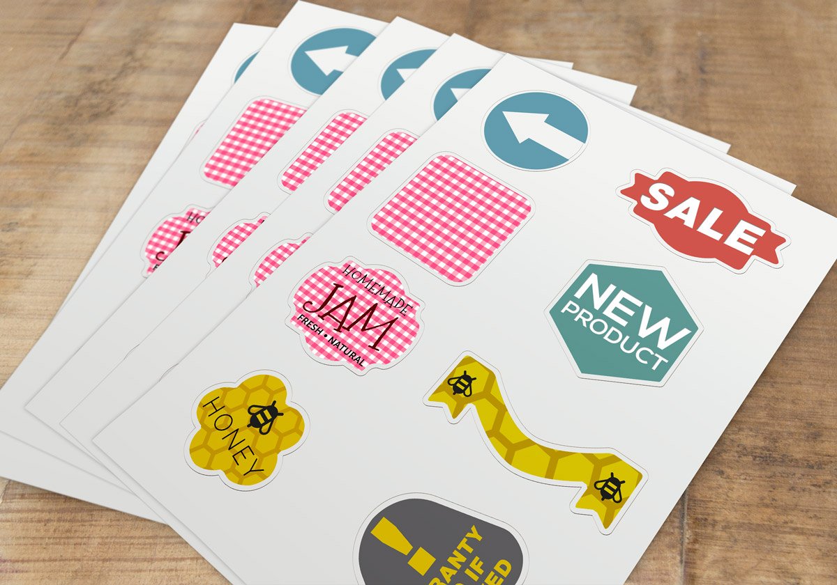 Sheet Label Printing Perth Custom Labels BeePrinting